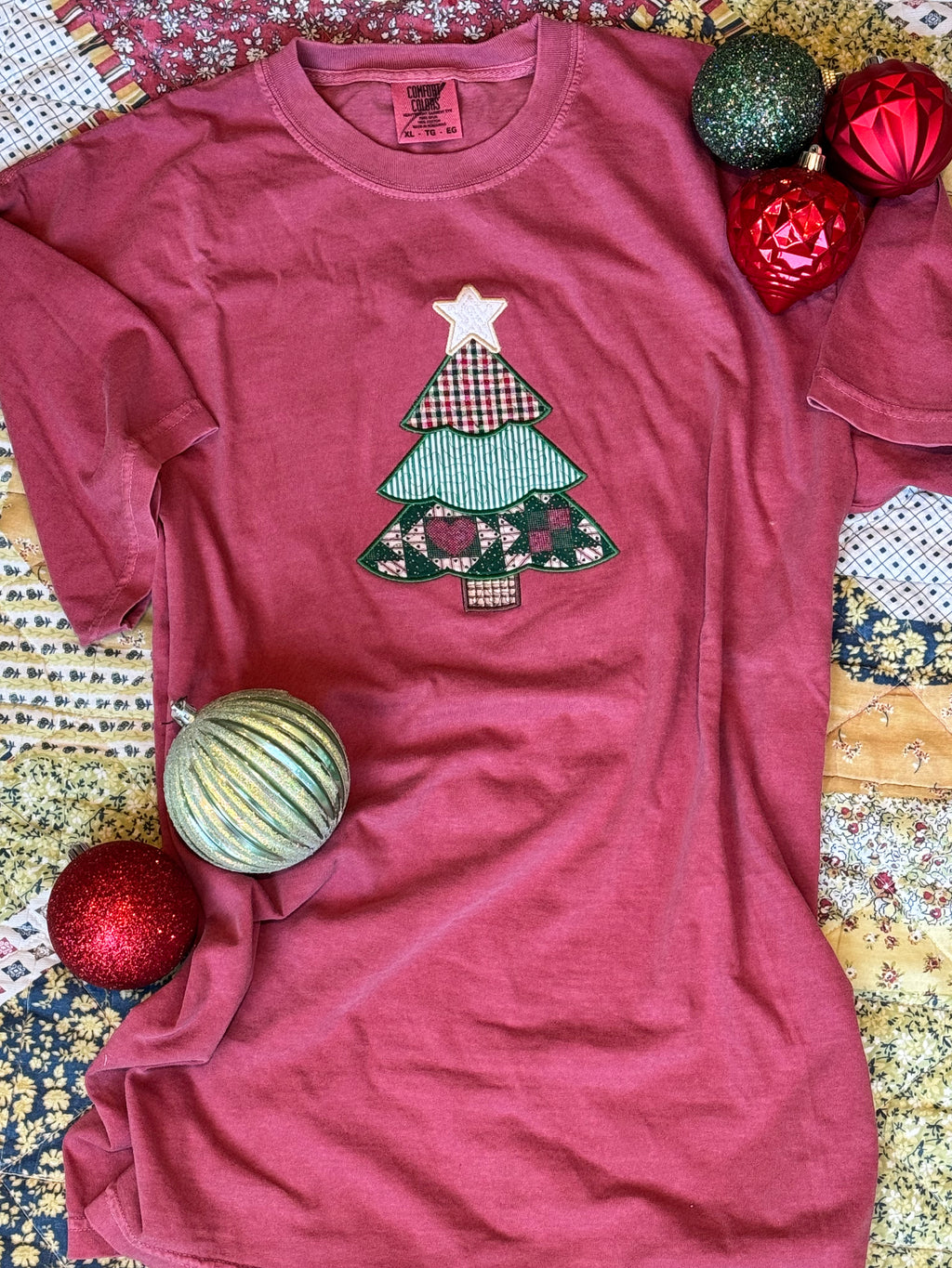 Quilted Tree Tee
