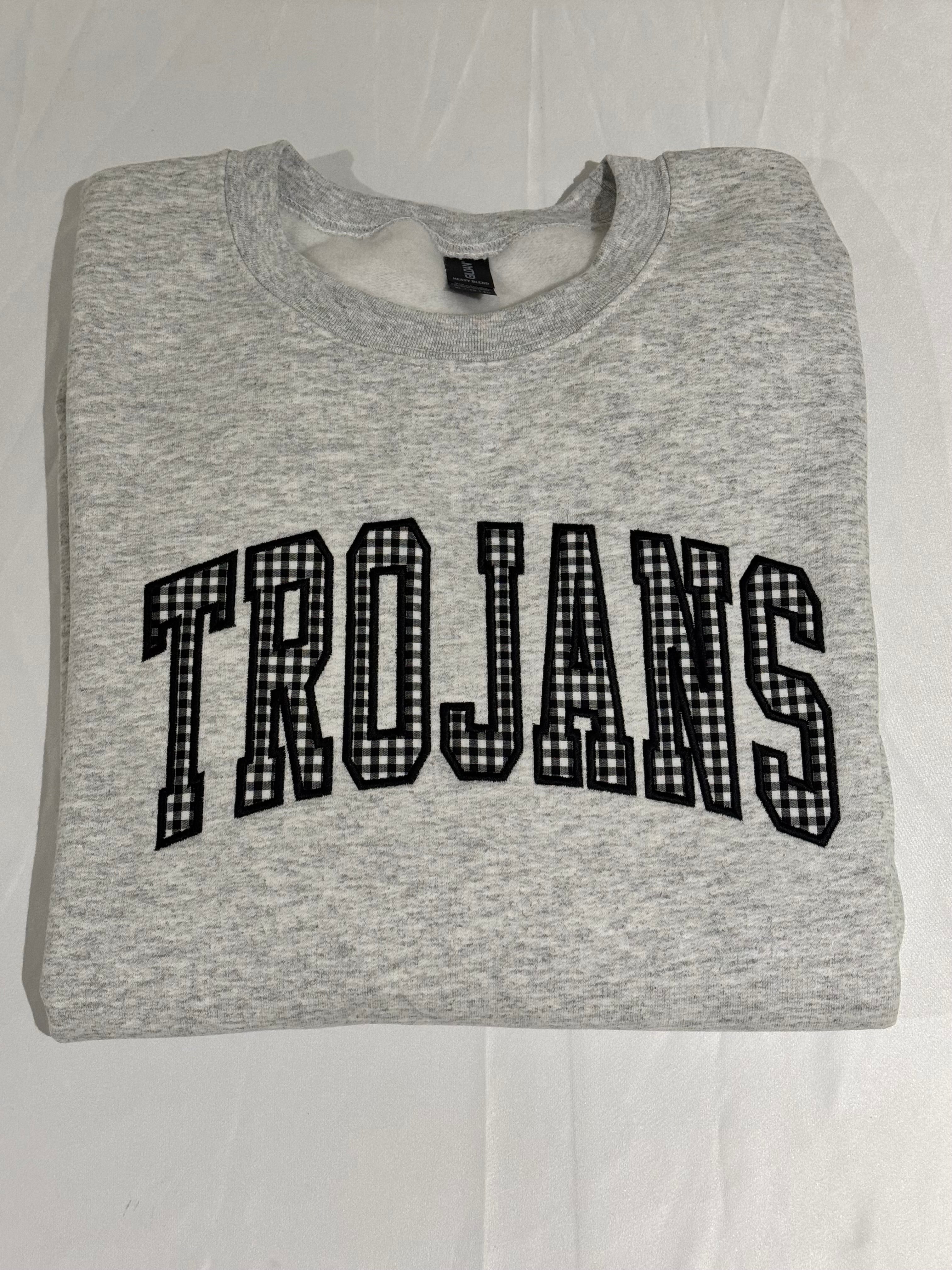 Arched Applique Sweatshirt- YOUTH