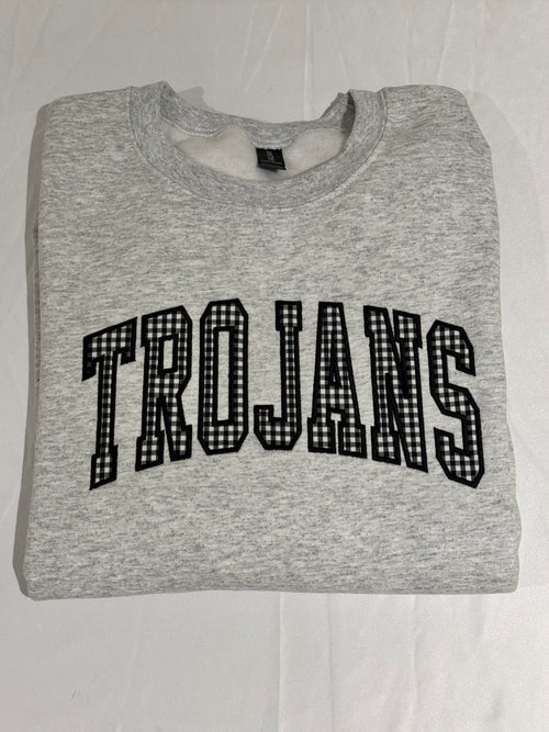 Arched Applique Sweatshirt