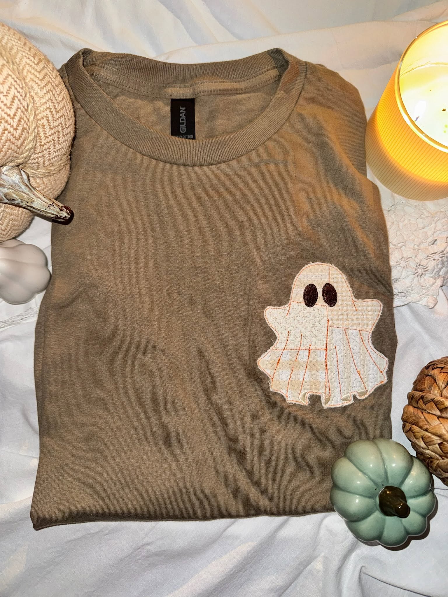 Quilted Ghost Tee